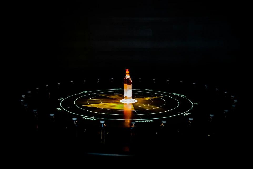 amber glass bottle